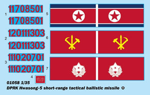 Trumpeter 01058 DPRK Hwasong 5 short-range tactical ballistic missile 1/35 – image 22
