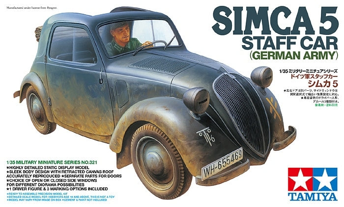 Tamiya 35321 Simca 5 Staff Car 1/35 – Bild 2