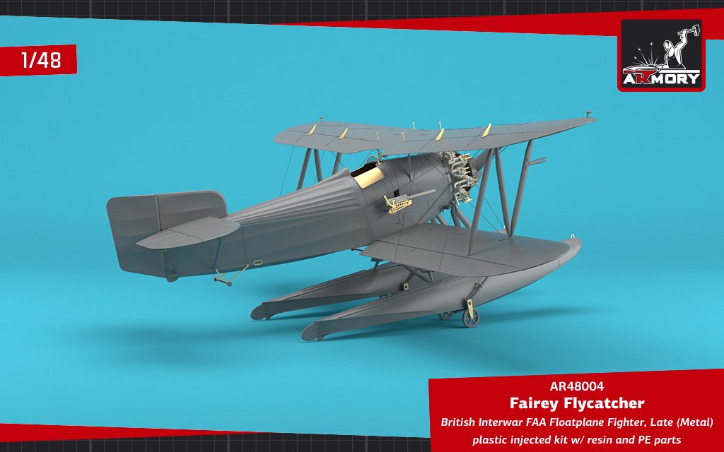 Armory Models 48004 Fairey Flycatcher British Interwar FAA Floatplane Fighter, Late (Metal) 1/48 – zdjęcie 18