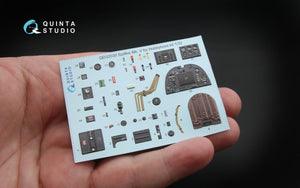 Quinta Studio QD32030 Spitfire Mk.V 3D-Printed &amp;amp; coloured Interior on decal paper (for Hobbyboss kit) 1/32 – zdjęcie 4