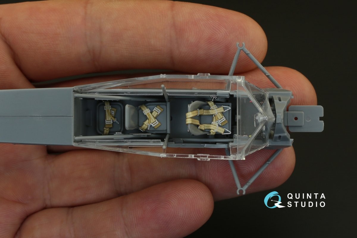 Quinta Studio QD48078 Fi-156 3D-Printed &amp;amp; coloured Interior on decal paper (for Tamiya kit) 1/48 – Bild 7