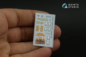 Quinta Studio QD48276 Sopwith Camel F.1 3D-Printed &amp;amp; colored Interior on decal paper (Eduard) 1/48 – image 3