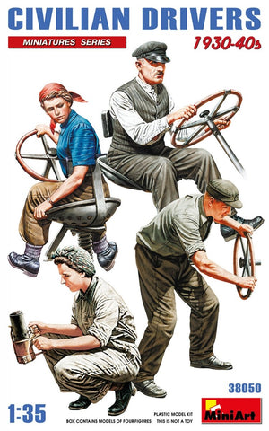 MiniArt 38050 CIVILIAN DRIVERS 1930-40s 1/35