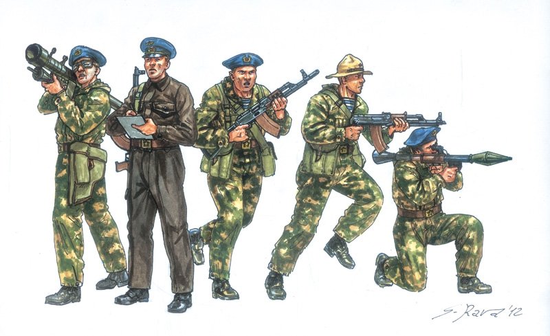 Italeri 6169 SOVIET SPECIAL FORCES 80S 1/72 – zdjęcie 2