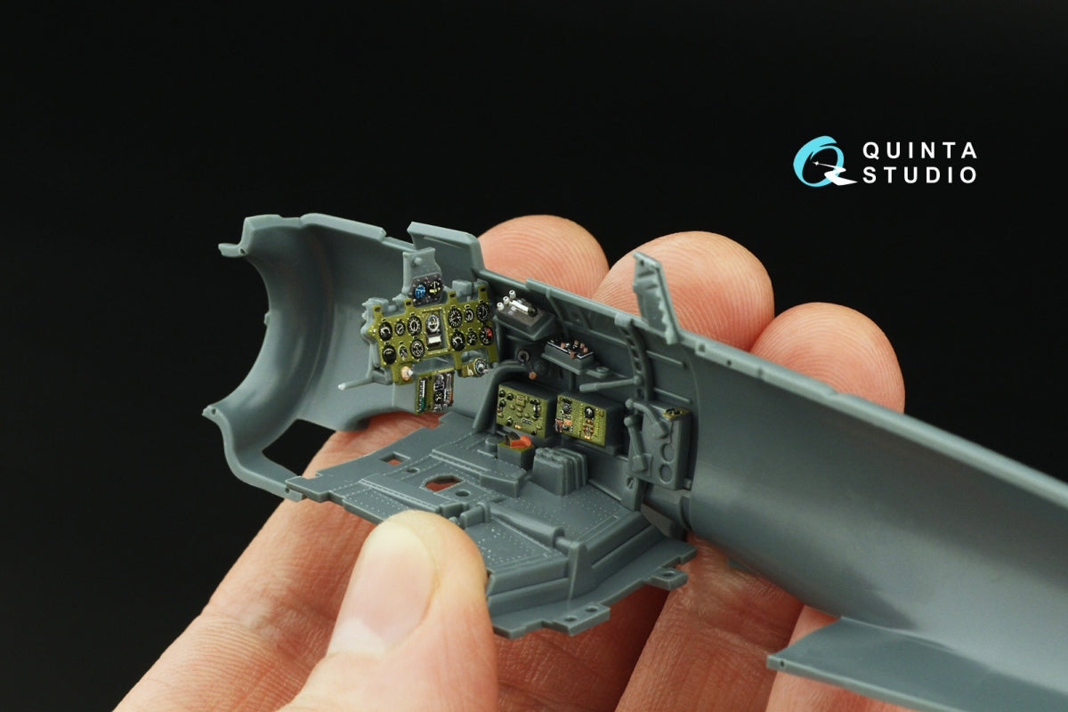 Quinta Studio QD48492 A6M2 Zero Mitsubishi Production 3D-Printed coloured Interior on decal paper (Eduard) 1/48 – zdjęcie 10