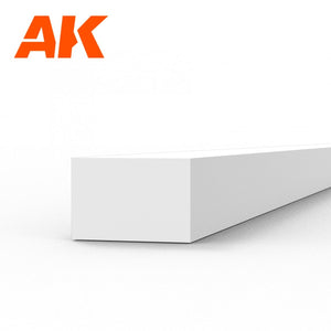 AK Interactive AK6530 STRIPS 2.00 X 3.00 X 350MM – STYRENE STRIP – (8 UNITS) – zdjęcie 2