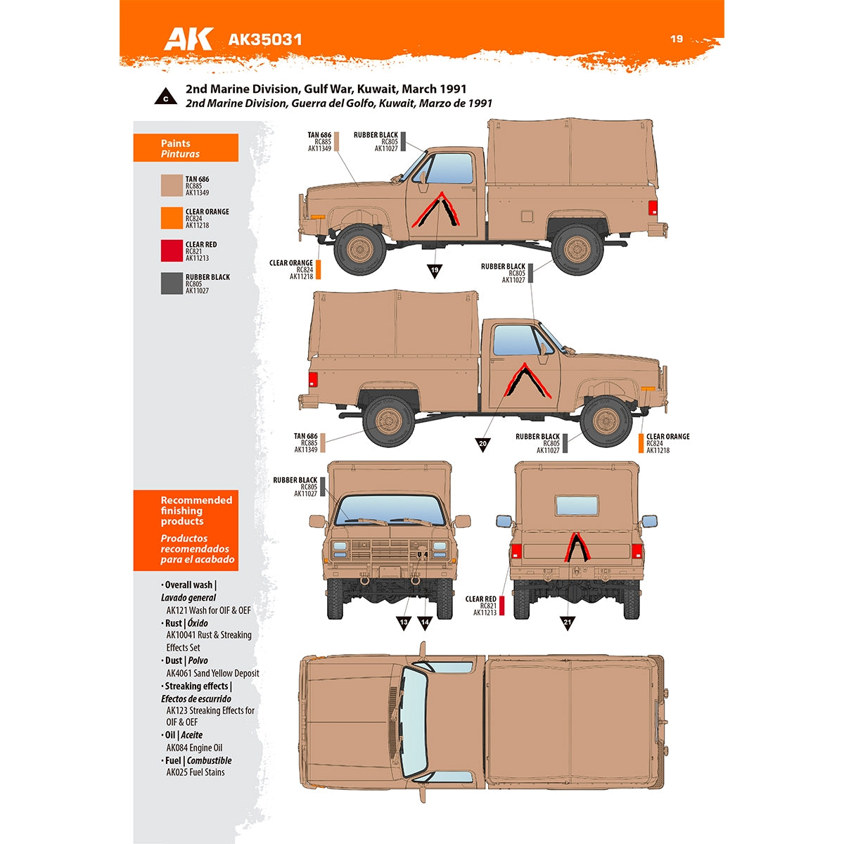 AK Interactive AK35031 M1008 TROOP CARRIER WITH TARP 1/35 – zdjęcie 18