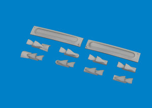 Eduard 6481098 P-40E radiators upgrade set PRINT EDUARD 1/48 – zdjęcie 3