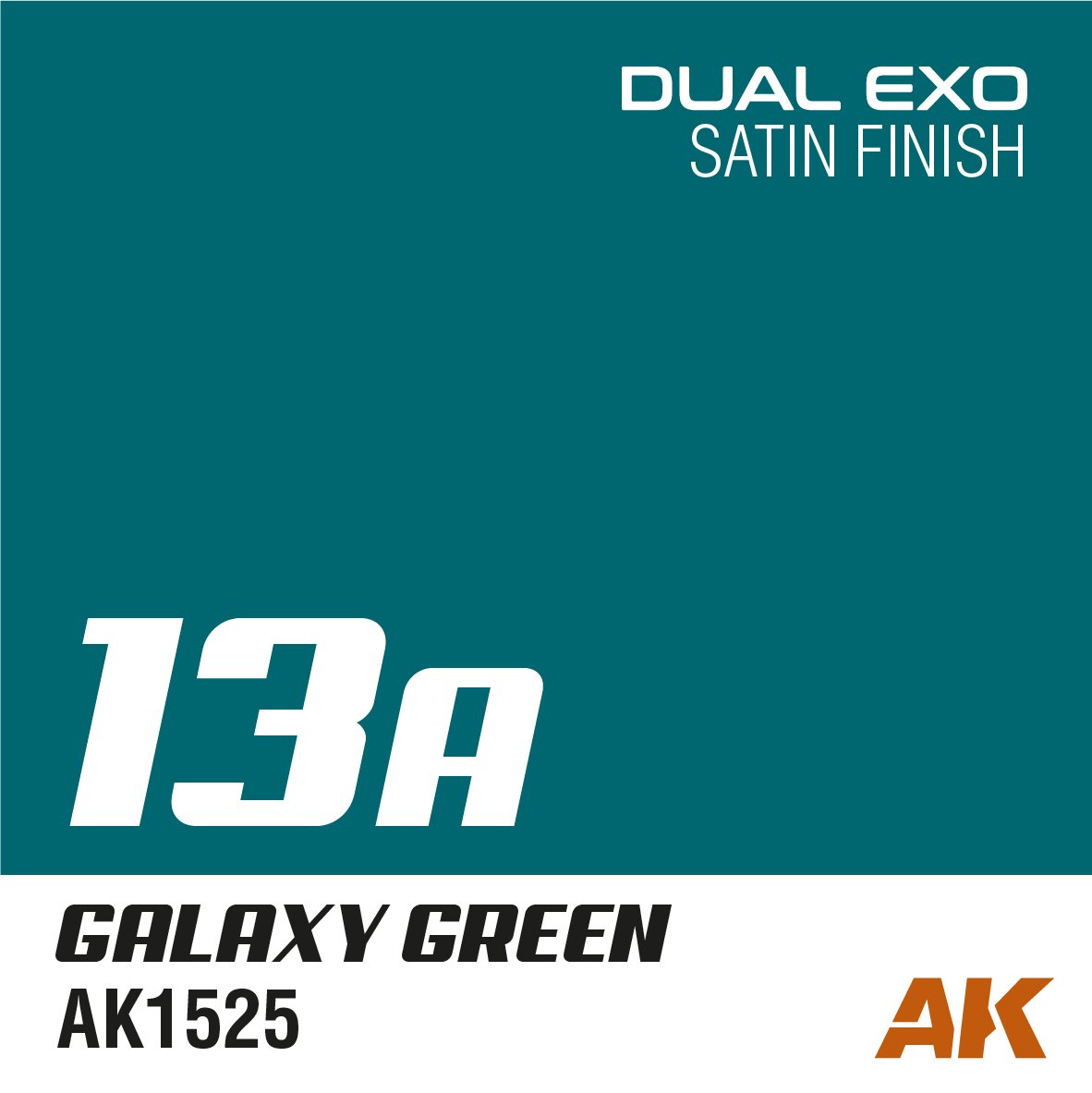 AK Interactive AK1557 DUAL EXO SET 13 – 13A GALAXY GREEN &amp;amp; 13B CHAOS GREEN – zdjęcie 2