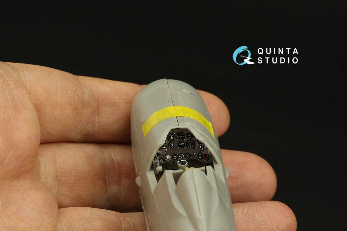 Quinta Studio QD48312 Gloster Gladiator MKII 3D-Printed &amp;amp; colored Interior on decal paper (Roden) 1/48 – image 10