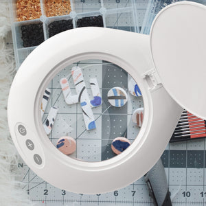 Lightcraft LC8070LED-EU LED Magnifier Lamp with Floor Stand / Lampa powiększająca LED z uchwytem podłogowym – Bild 4