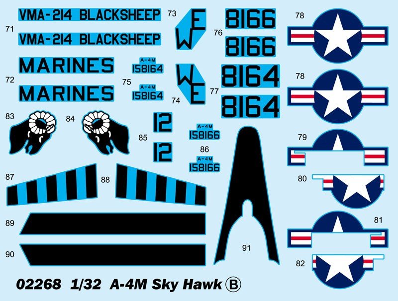 Trumpeter 02268 A-4M Skyhawk 1/32 – image 5