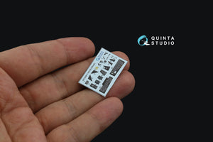 Quinta Studio QD72094 F-16A MLU 3D-Printed &amp;amp; coloured Interior on decal paper (Revell) 1/72 – zdjęcie 2