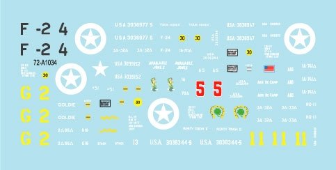 Star Decals 72-A1034 US M4A1 Sherman. 1/72 – zdjęcie 3