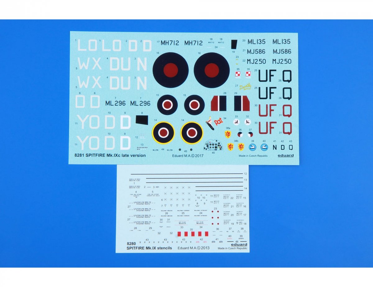 Eduard 8281 Spitfire Mk. IXc late version 1/48 – image 9
