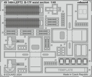 Eduard BIG49427 B-17F alternate nose (frame X) PART I EDUARD 1/48 – image 8