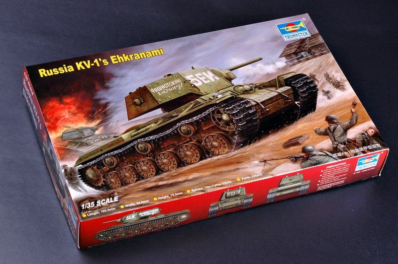 Trumpeter 00357 Russia KV-1 s Ehkranami 1/35 – zdjęcie 2
