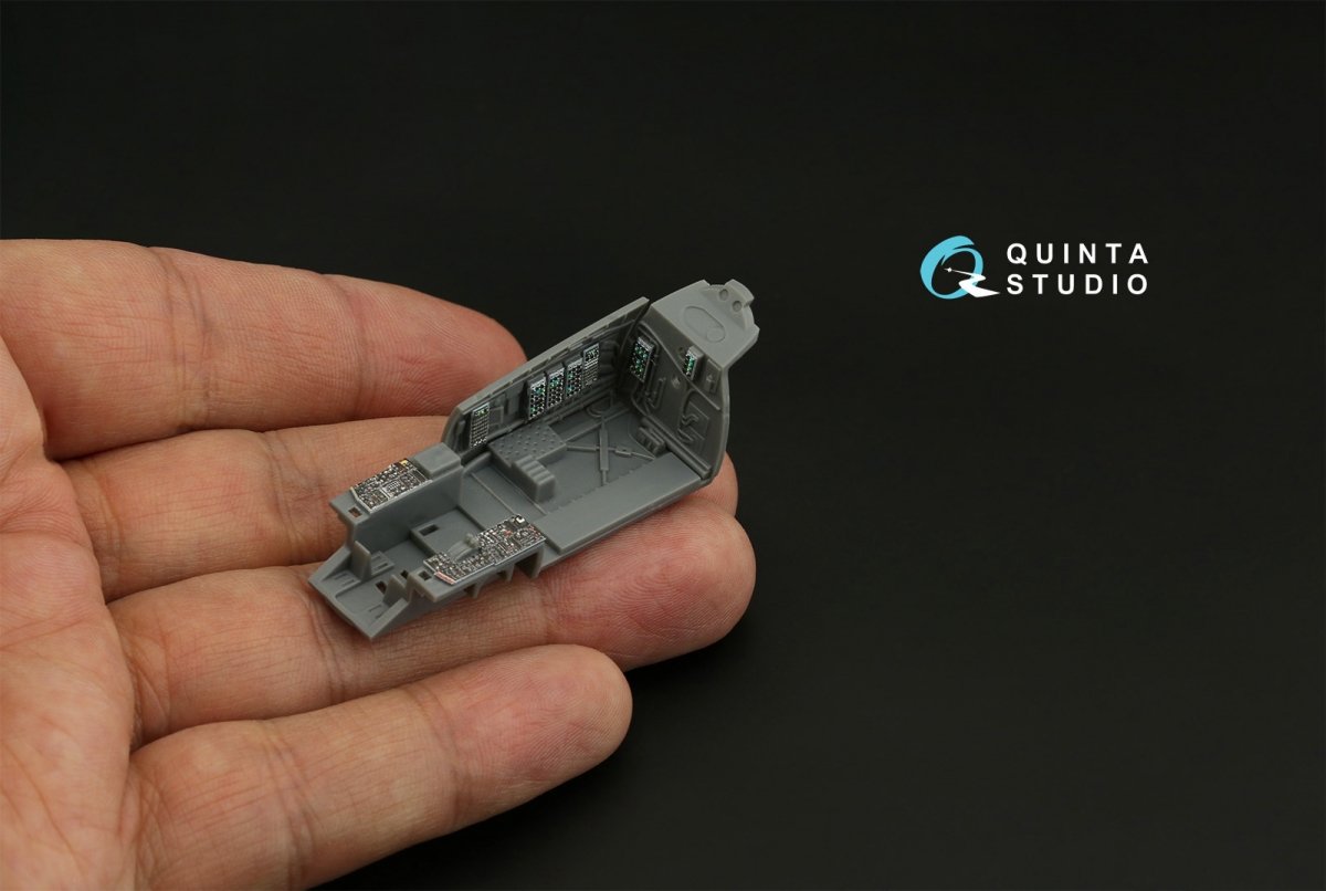 Quinta Studio QD72068 F-15C Late/F-15J Late 3D-Printed &amp;amp; coloured Interior on decal paper (GWH) 1/72 – zdjęcie 5
