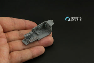 Quinta Studio QD72068 F-15C Late/F-15J Late 3D-Printed &amp;amp; coloured Interior on decal paper (GWH) 1/72 – zdjęcie 5