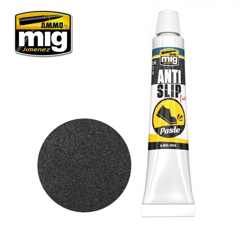 Ammo of Mig 2034 ANTI-SLIP PASTE - BLACK COLOR FOR 1/72 &amp;amp; 1/48