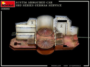 Miniart 39010 AUSTIN ARMORED CAR 3rd SERIES: GERMAN, AUSTRO-HUNGARIAN, FINNISH SERVICE. INTERIOR KIT 1/35 – image 3