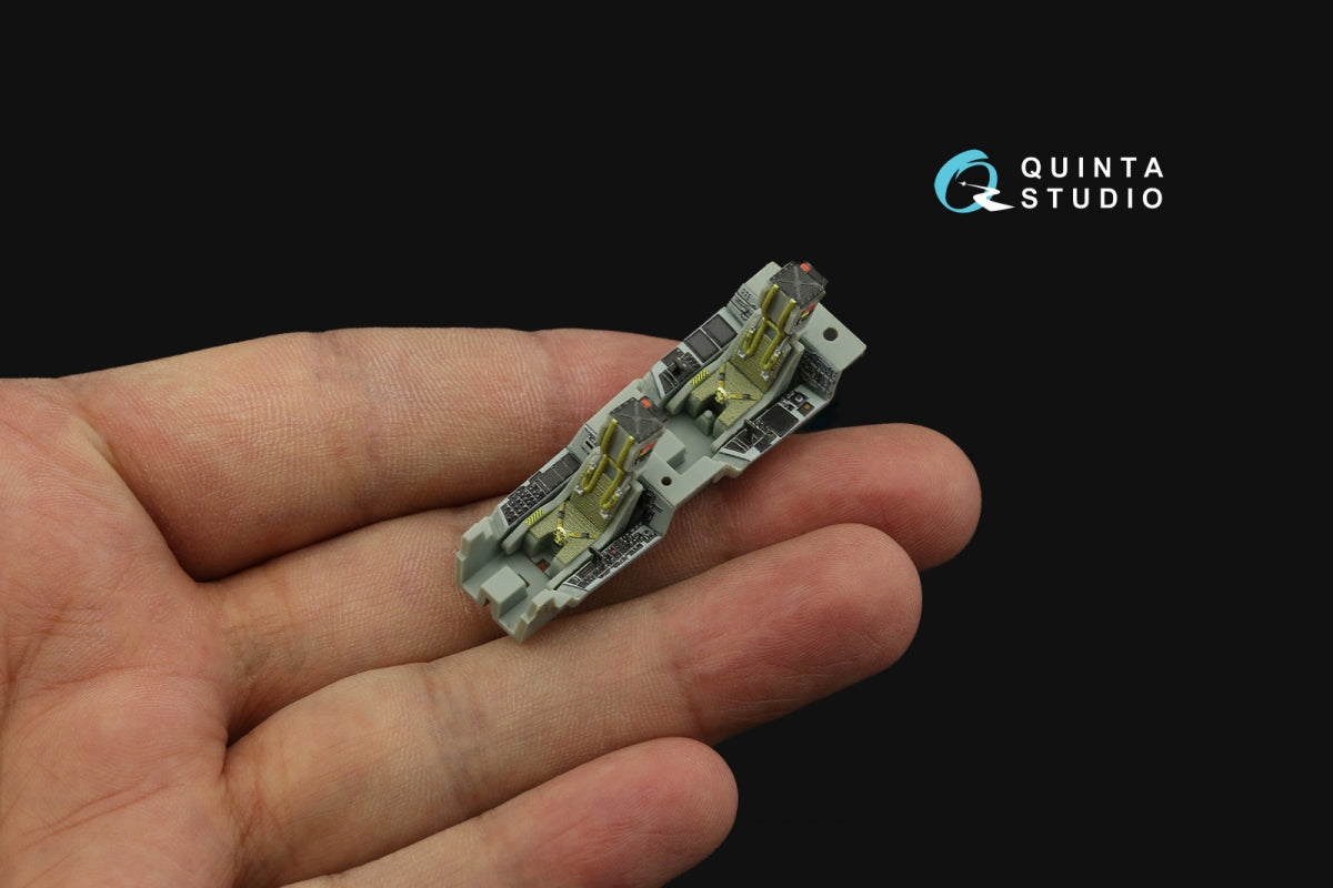 Quinta Studio QD72075 F/A-18F Late, E/A-18G 3D-Printed &amp;amp; coloured Interior on decal paper (Academy) 1/72 – zdjęcie 8
