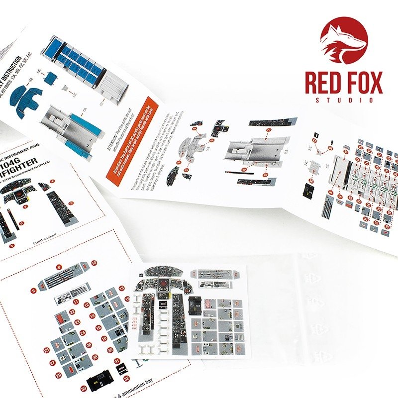 Red Fox Studio QS-32118 F-104G Starfighter (for Italeri kit) 1/32 – zdjęcie 3