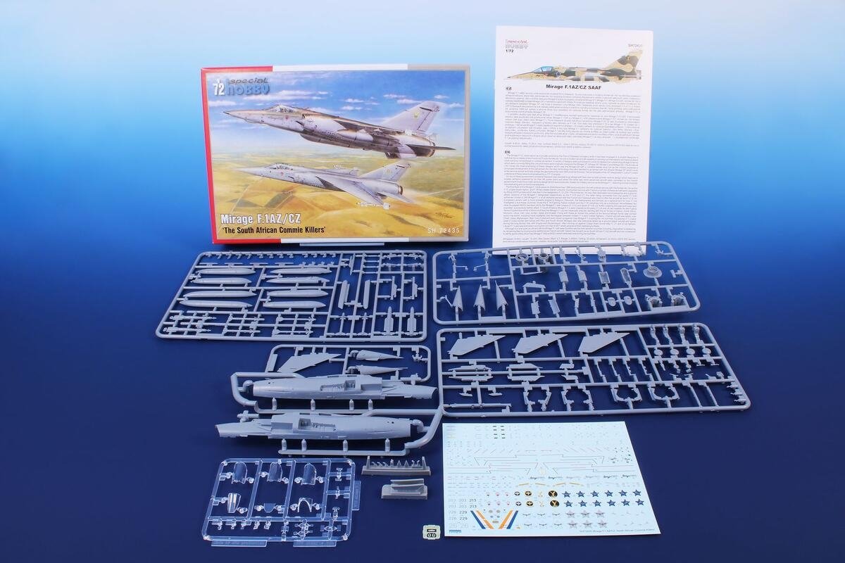 Special Hobby 72435 Mirage F.1AZ/CZ The South African Commie Killers 1/72 – zdjęcie 2