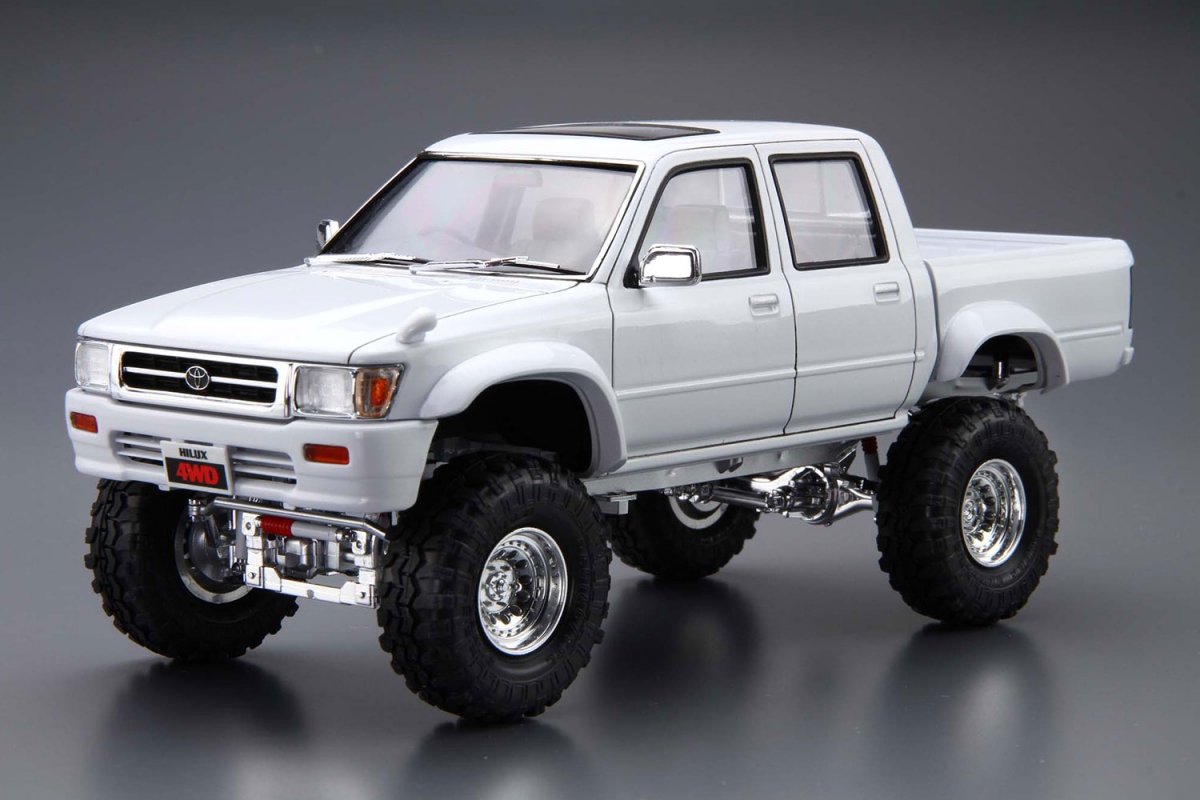 Aoshima 05097 HILUX PICKUP DOUBLE CAB LIFT UP &amp;#39;94 (TOYOTA) 1/24 – zdjęcie 2