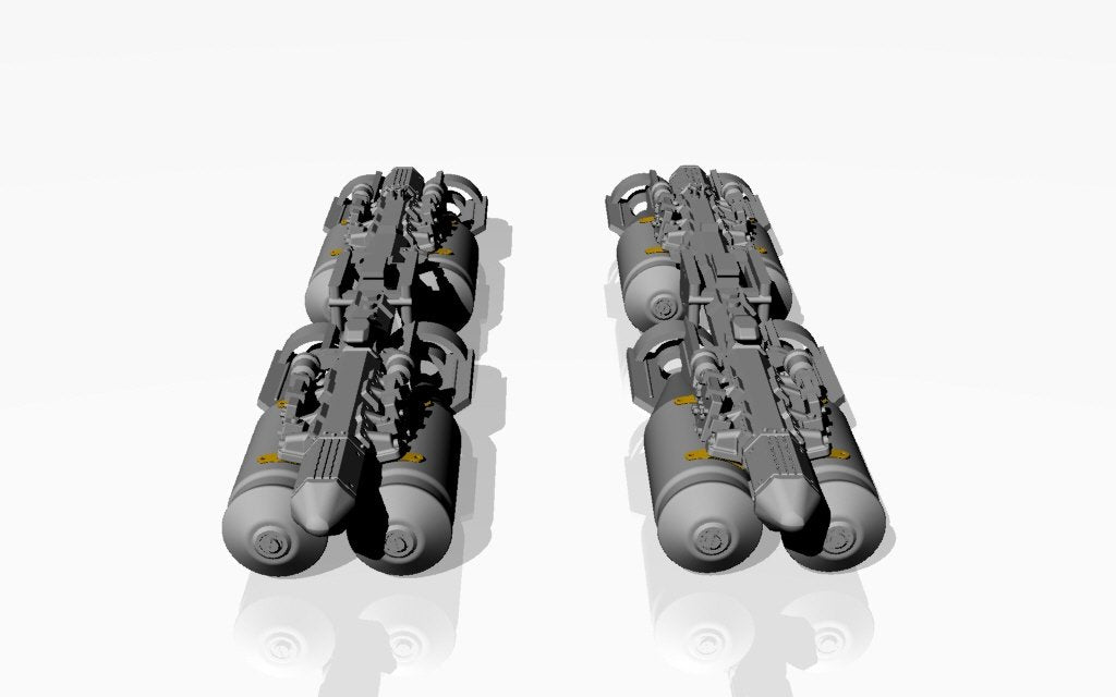 Armory Models ACA4810c MZBD-4UT w/ 4x OFAB-100-120 Soviet high-explosive bombs, resin ordnance set w/ PE parts 1/48 – image 3