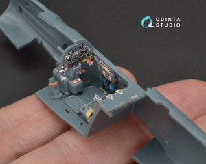 Quinta Studio QD48094 Bf 109G-6 3D-Printed &amp;amp; coloured Interior on decal paper (for Eduard kit) 1/48 – zdjęcie 6