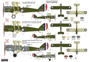 Kovozavody Prostejov KPM0311 Airco DH-9A „RAF“ 1/72 – zdjęcie 2