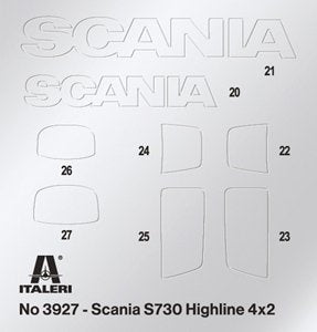 Italeri 3927 Scania S730 HIGHLINE 4x2 1/24 – zdjęcie 4