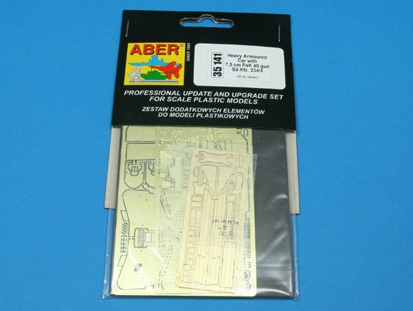 Aber 35141 Heavy Armoured Car Sd.Kfz 234/4 with 7.5cm Gun (ITA) (1/35) – image 3