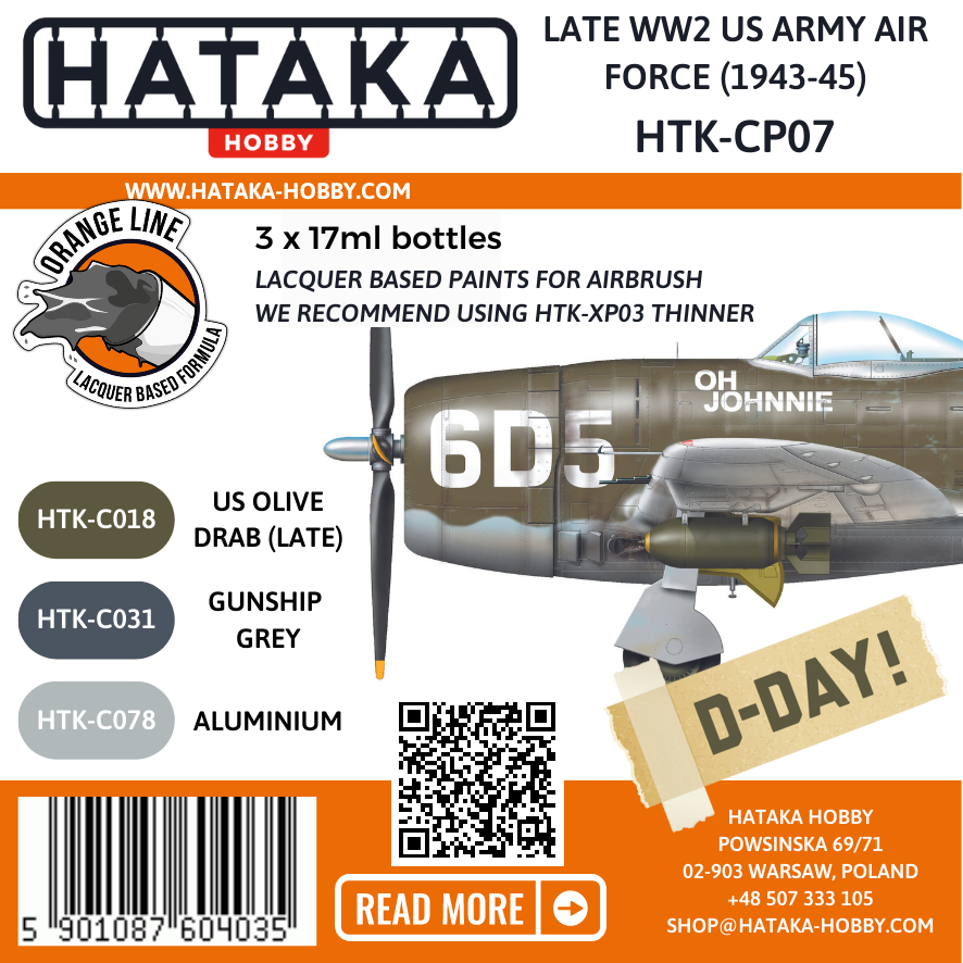 Hataka Hobby HTK-CP07 Late WW2 US Army Air Force (1943-45) – zdjęcie 2