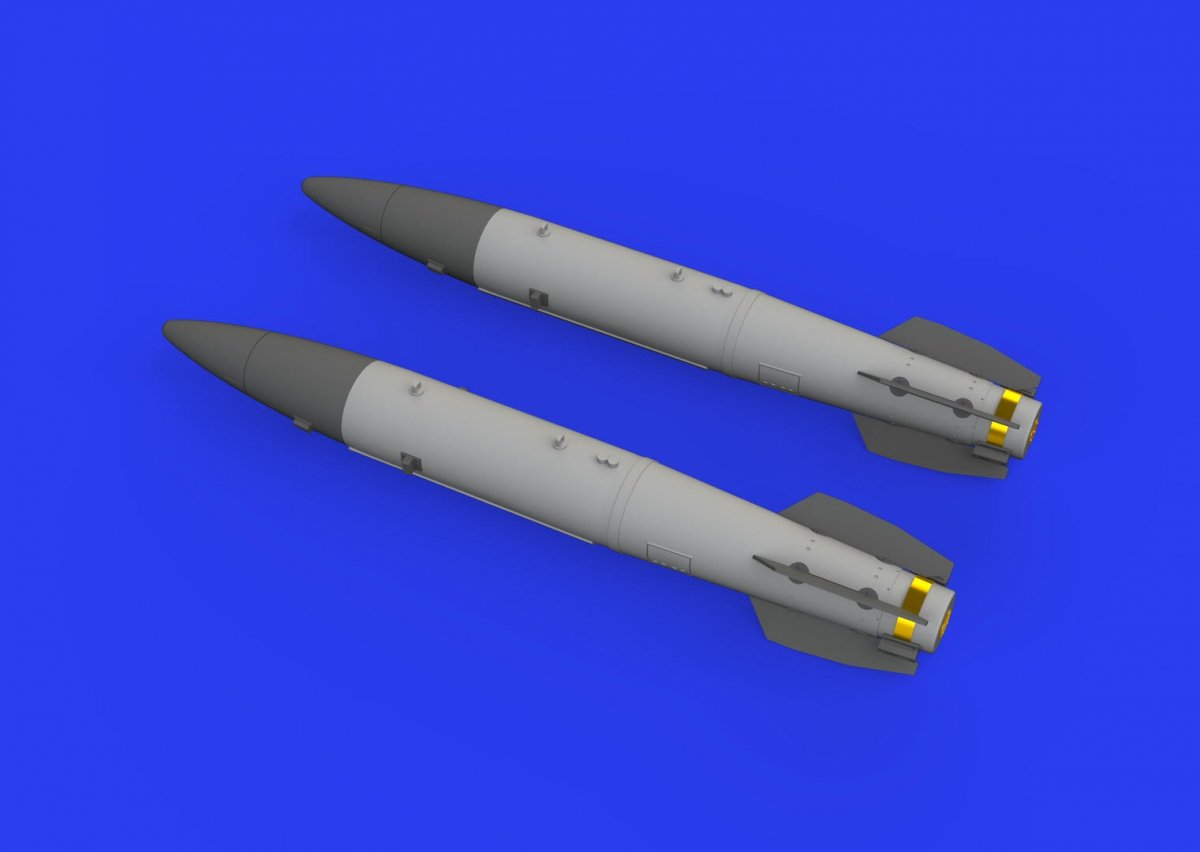 Eduard 648460 B43-1 Nuclear Weapon w/ SC43-3/ -6 tail assembly 1/48 – zdjęcie 2