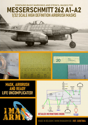 1 Man Army 32DET004 Messerschmitt ME-262 A1/2 1/32