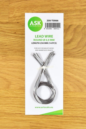 ASK T0066 Lead Wire - Round Ø 0,9 mm x 250 mm (14 pcs)