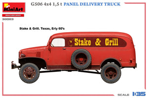 MiniArt 38083 G506 4х4 1,5 t PANEL DELIVERY TRUCK 1/35 – zdjęcie 4