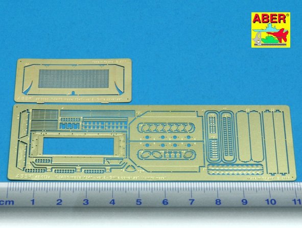 Aber 48009 Russian medium tank T-34/76 1941 model - vol. 2 - additional set - grille cover 1/48 – zdjęcie 2