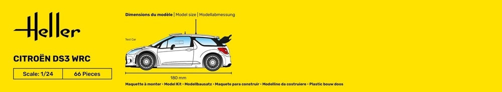 Heller 56758 Citroen DS3 WRC - Starter Kit 1/24 – zdjęcie 6
