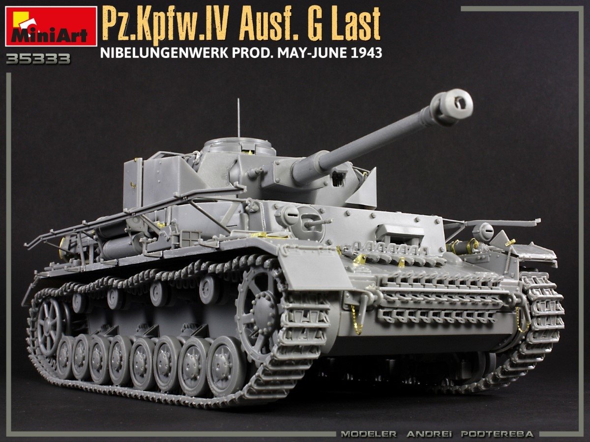 MiniArt 35333 Pz.Kpfw.IV Ausf. G Last/Ausf. H Early. NIBELUNGENWERK PROD. MAY-JUNE 1943. 2 IN 1 INTERIOR KIT 1/35 – zdjęcie 4