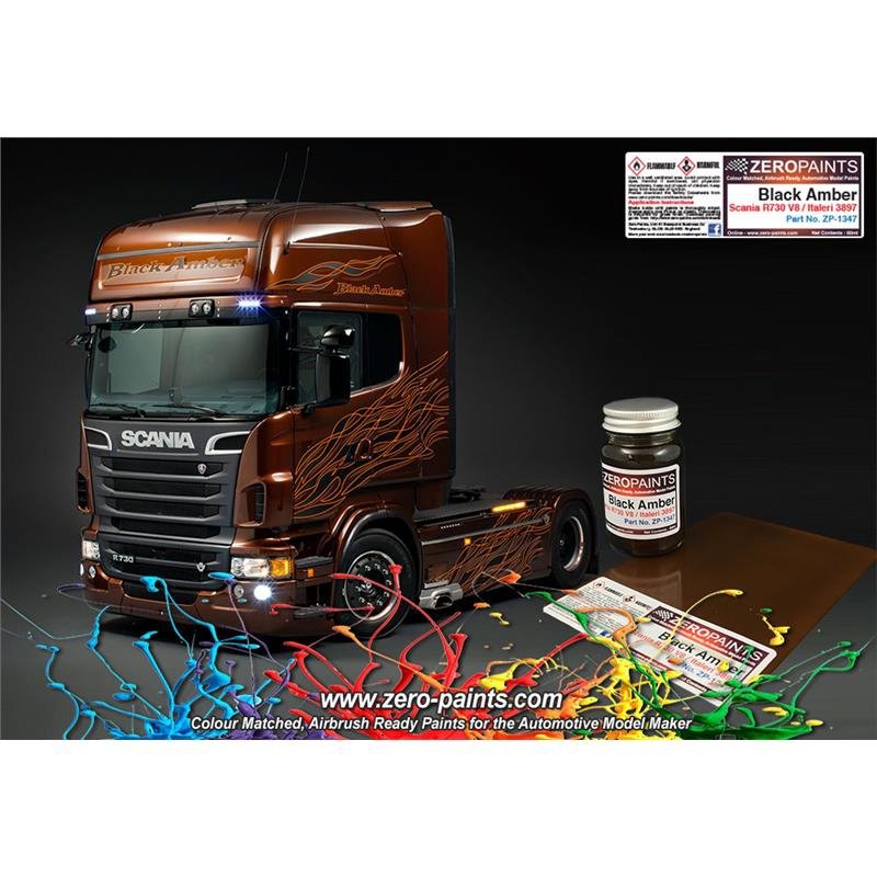 Zero Paints ZP-1347 Black Amber Scania R370 V8 / Italeri 60ml