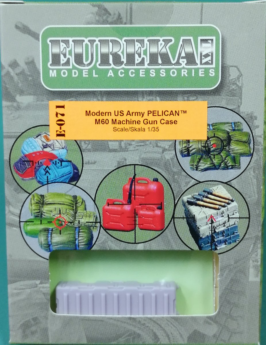 Eureka XXL E-071 Modern US Army PELICAN M60 Machine Gun Case 1/35 – zdjęcie 2