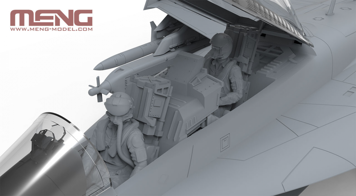 Meng LS-019 Boeing EA-18G Growler Electronic Attack Aircraft Yellow Jackets 1/48 – zdjęcie 10