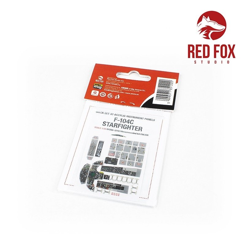 Red Fox Studio QS-32123 F-104C Starfighter (for Italeri kit) 1/32 – image 2