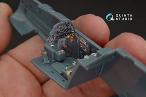 Quinta Studio QD48095 Bf 109G-14 3D-Printed &amp;amp; colored Interior on decal paper (for Eduard kit) 1/48 – image 5