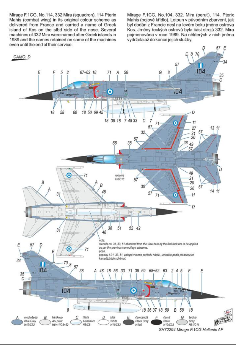 Special Hobby 72294 Mirage F.1. CG 1/72 – immagine 5