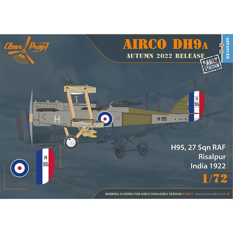 Clear Prop! CP72027 Airco DH.9a (early version) ADVANCED KIT 1/72 – zdjęcie 16