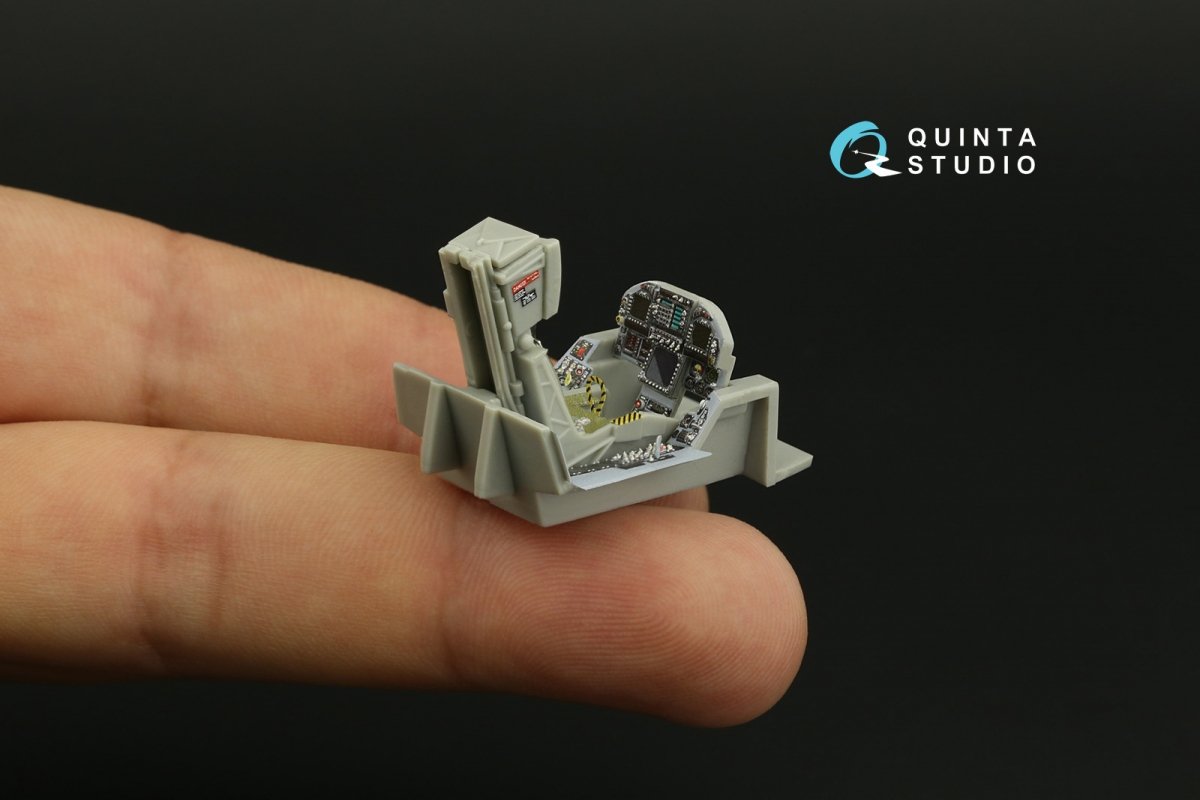 Quinta Studio QD48279 F/A-18C early 3D-Printed &amp;amp; coloured Interior on decal paper (HobbyBoss) 1/48 – zdjęcie 12
